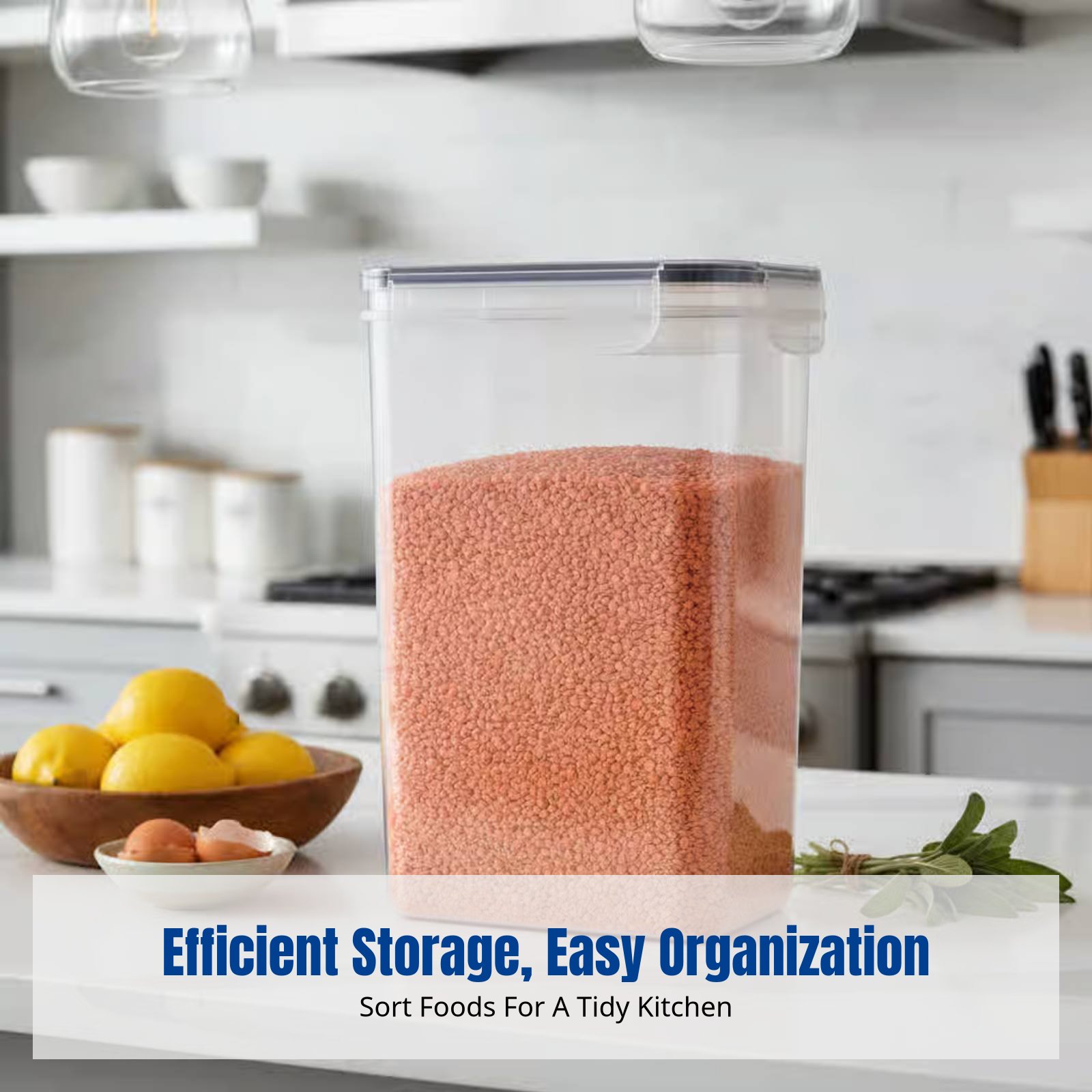 Food Storage In The Kitchen - Airtight Food Storage Container Set, Large