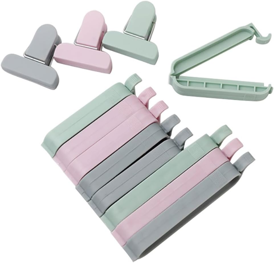 Food Storage Home - 12pcs Plastic Bag Clips Sealing Clips