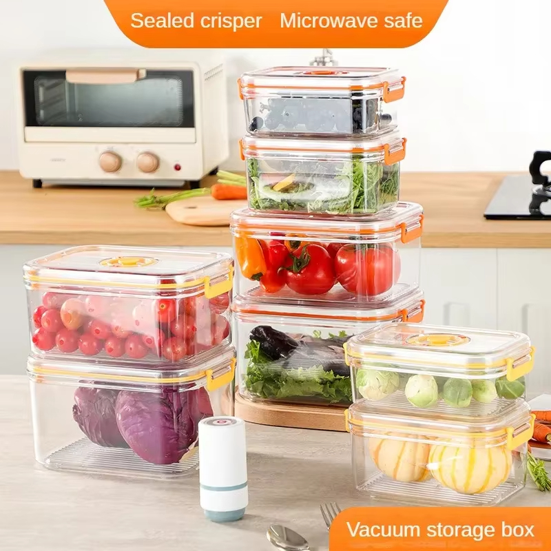 Food Storage Vacuum - Vacuum Fresh-keeping Box Refrigerator Sealed Canister