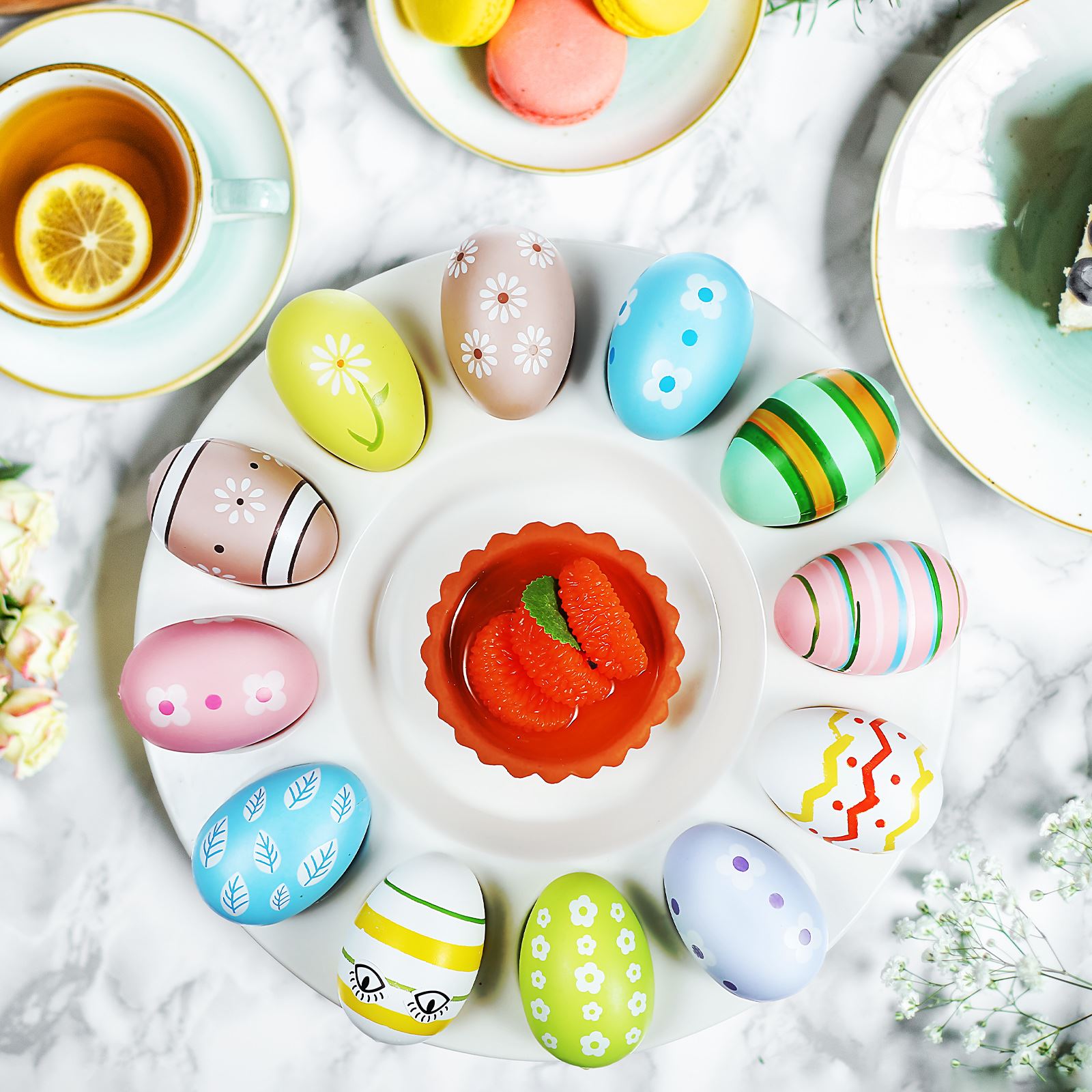 Food Storage For Restaurant - 1pc Easter Egg Dish Ceramic Egg