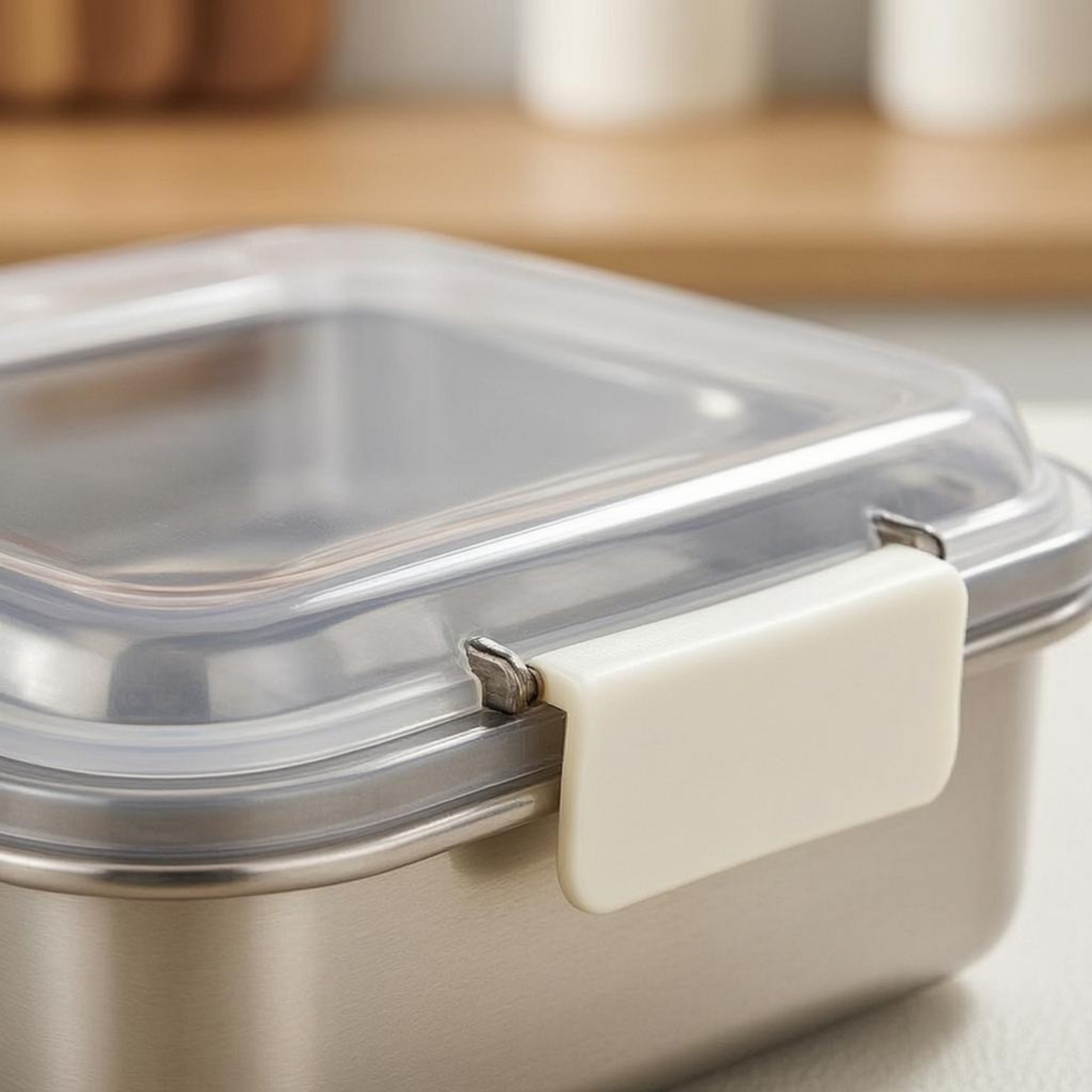 Food Storage And Preservation - Stainless Steel Food Storage Container Transparent