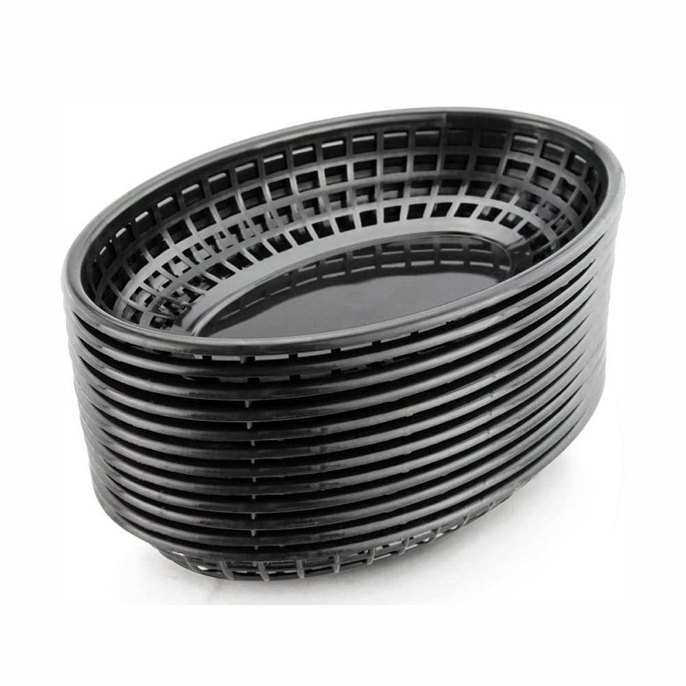 Food Storage For Restaurant - D9 7PCS/Lot Fries Burgers Plastic Food