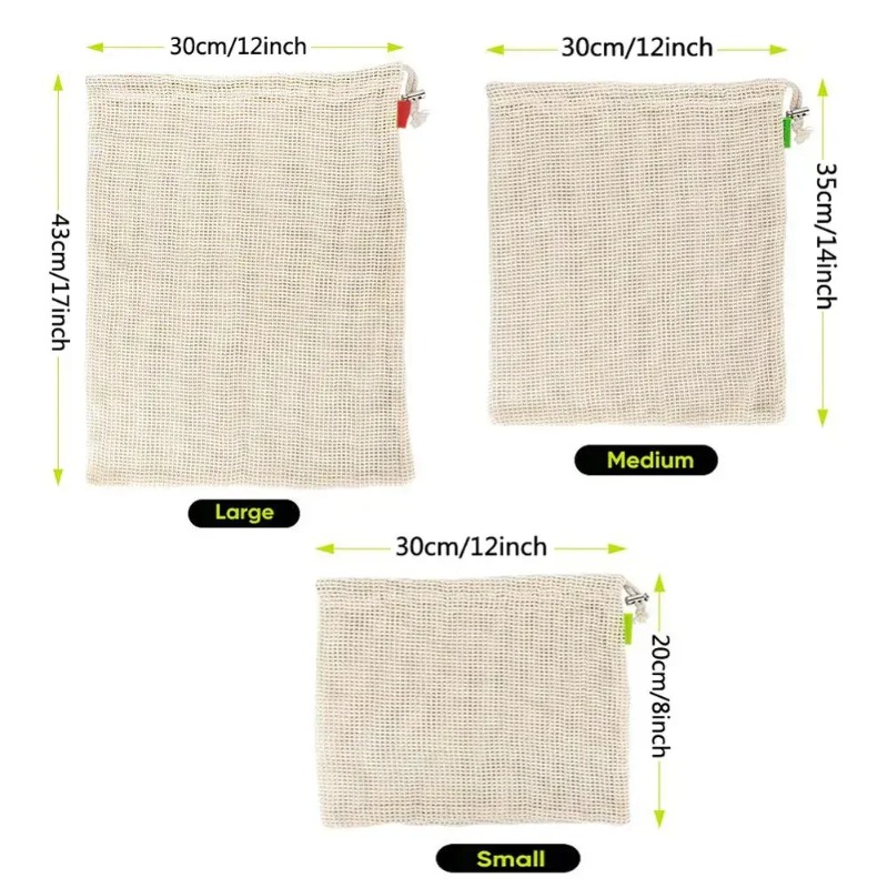 Biodegradable fruit mesh bag   - Food Storage Net 评论和价格