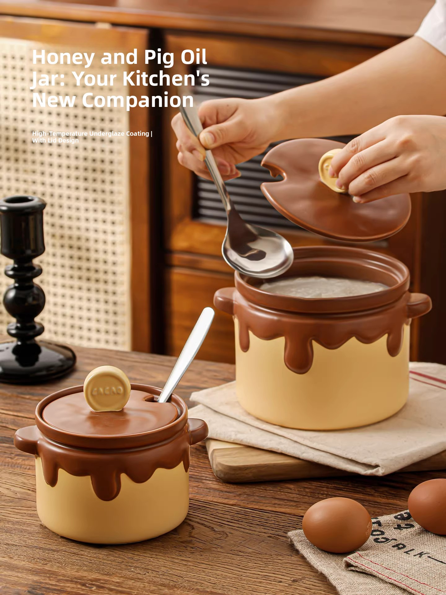 Food Grade Ceramic Pig Fat Jar - Food Storage And Temperature 评论和价格