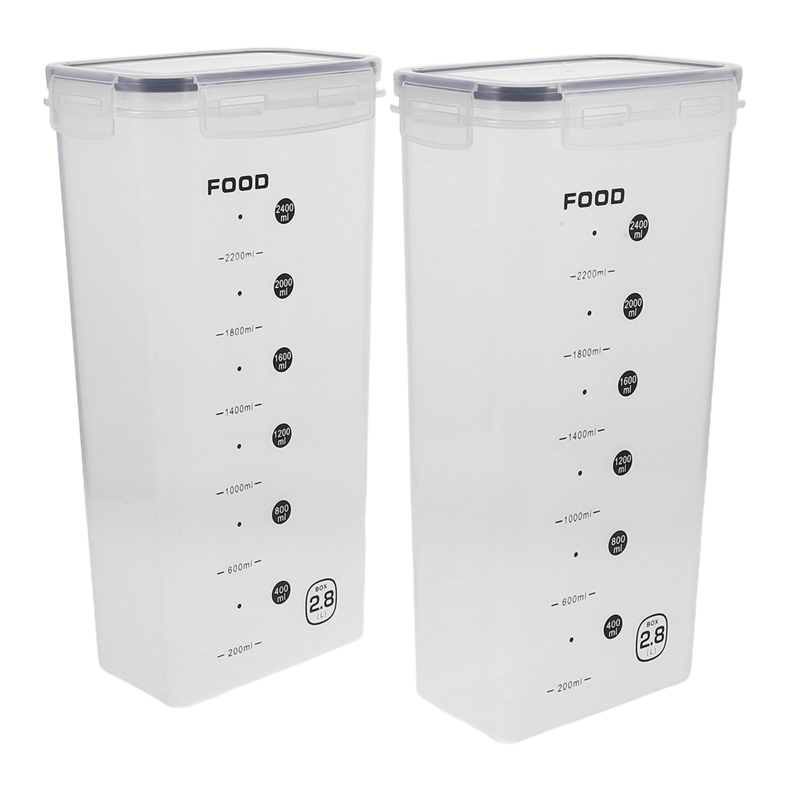 2Pcs Clear Grain Storage Box A - Food Storage In The Kitchen 评论和价格