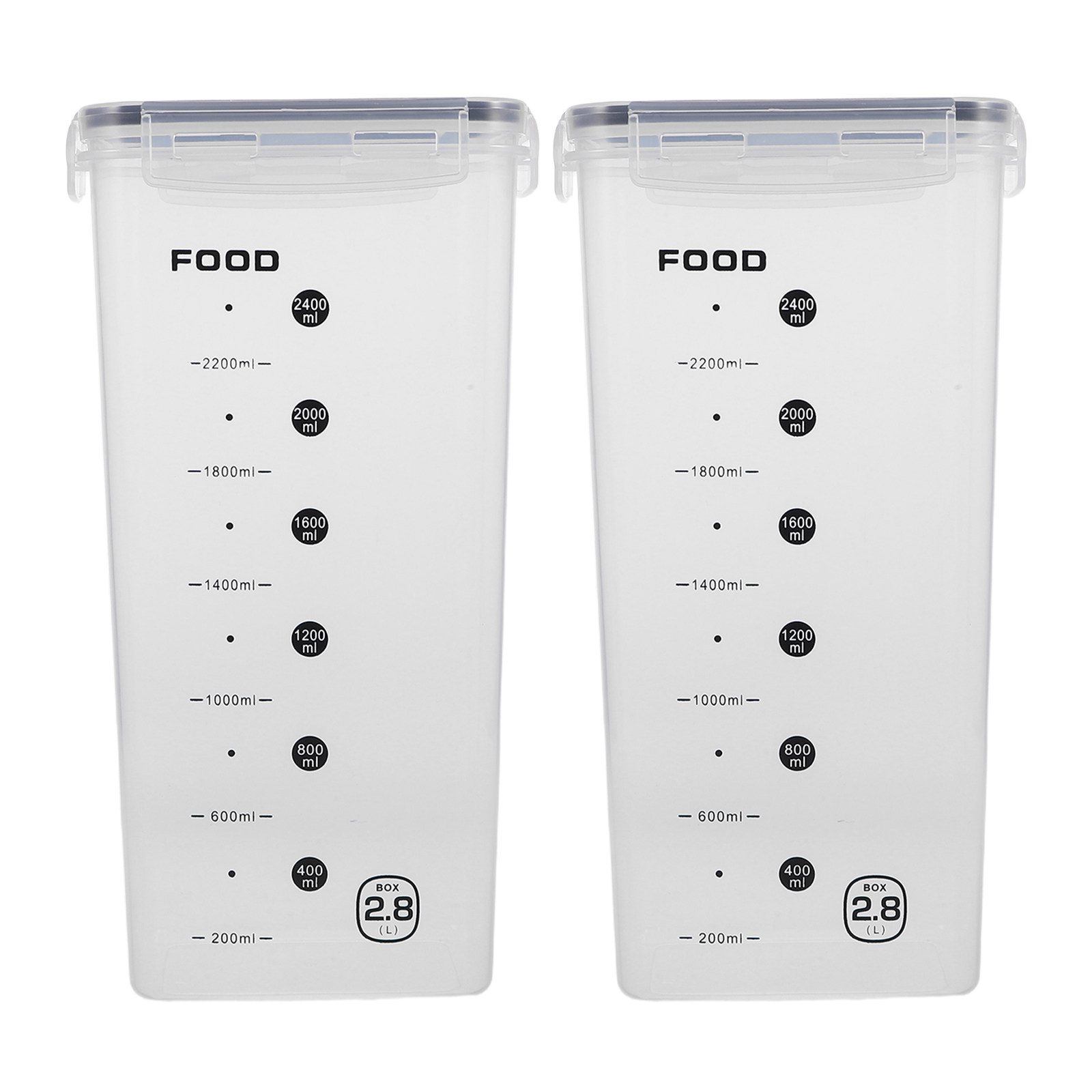 2Pcs Clear Grain Storage Box A - Food Storage In The Kitchen 评论和价格