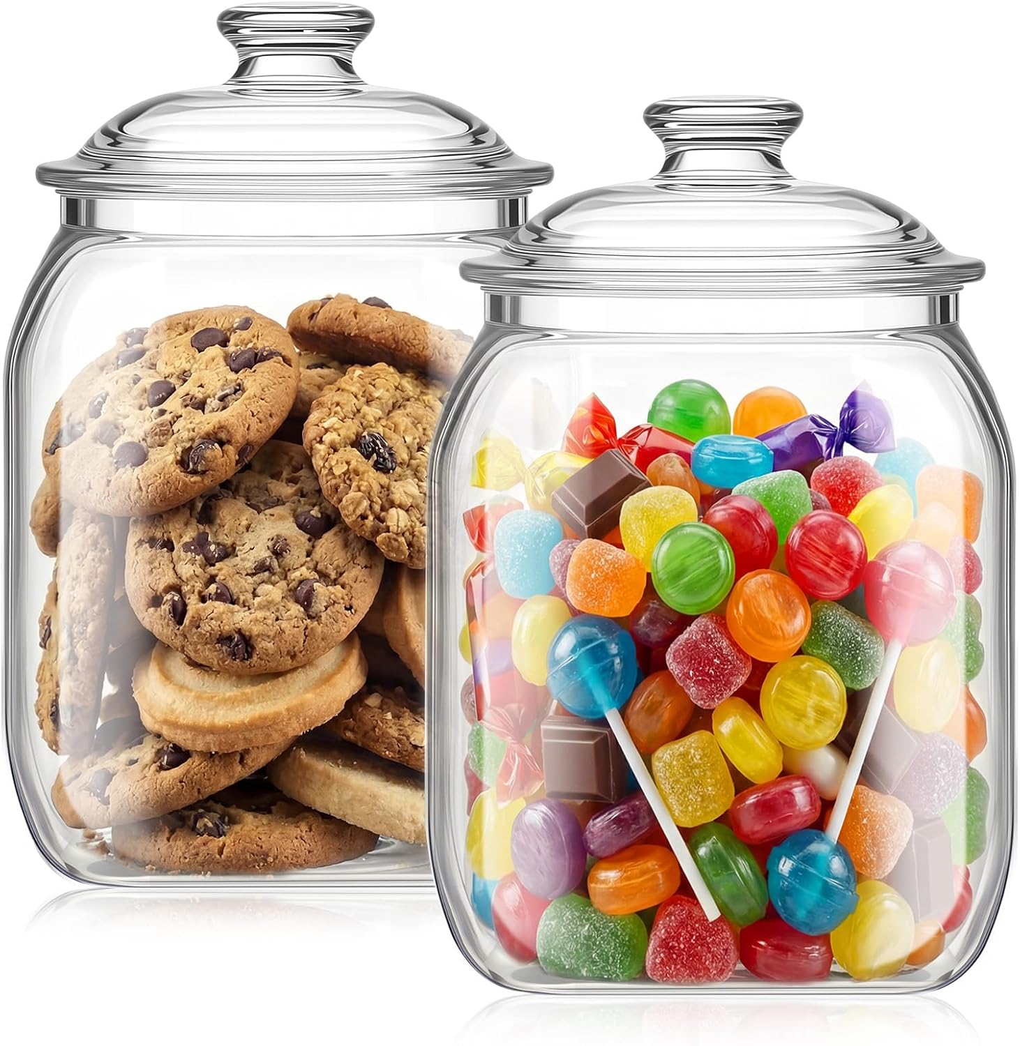 2 Pack Acrylic Cookie Candy Ja - Food Storage In The Kitchen 评论和价格