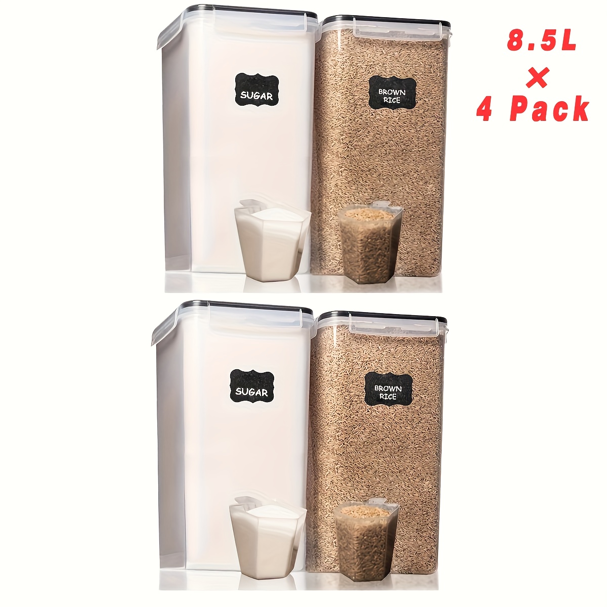 2/4/6pcs 8.5L/287Oz, Extra Lar - Food Storage The Range 评论和价格