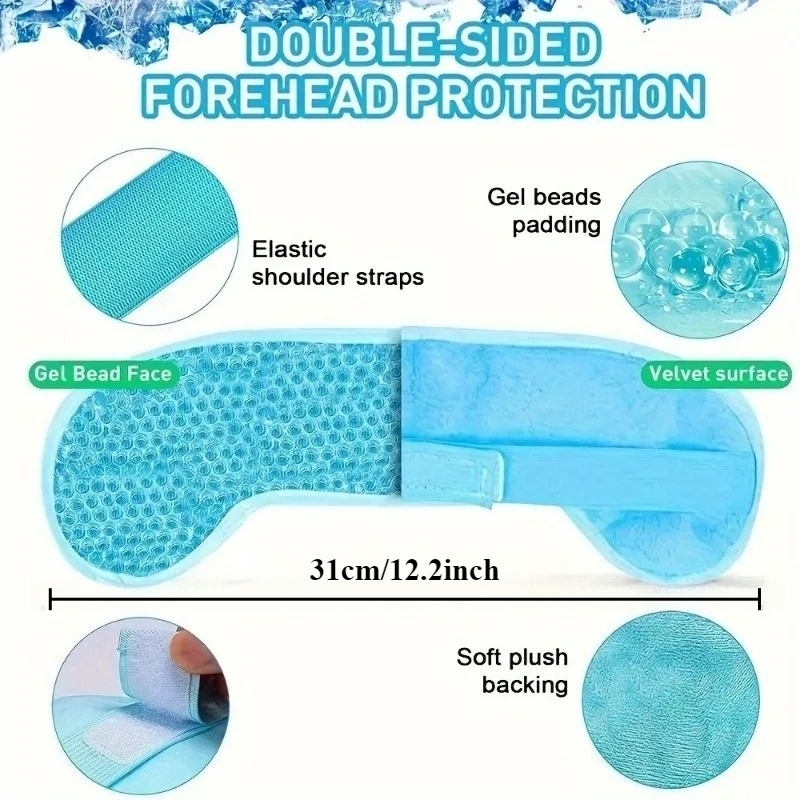 Reusable Hot Cold Gel Headband - Cold Pack Ice Gel 评论和价格