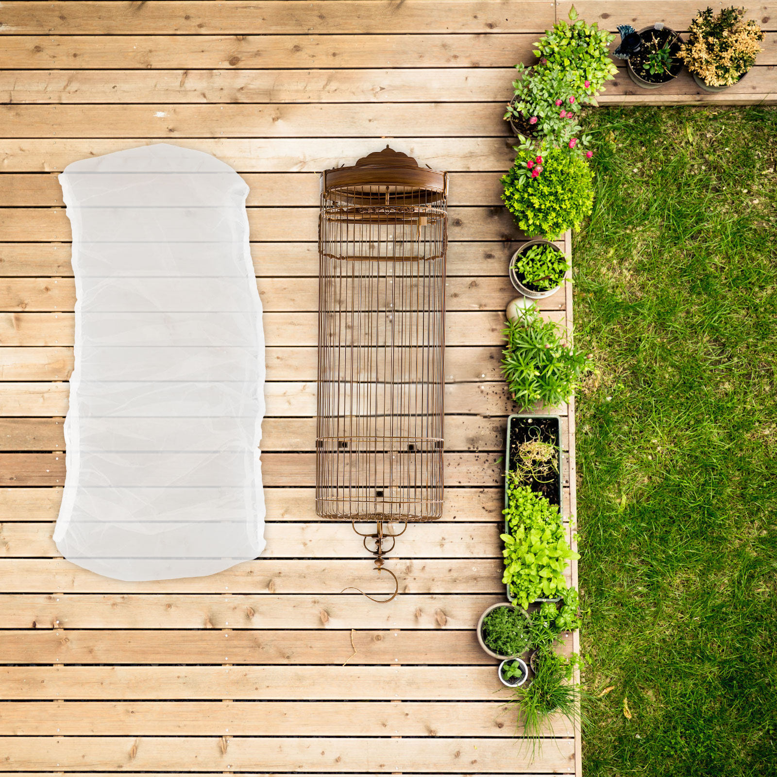Bird Cage Cover Mesh Netting F - Food Storage Net 评论和价格