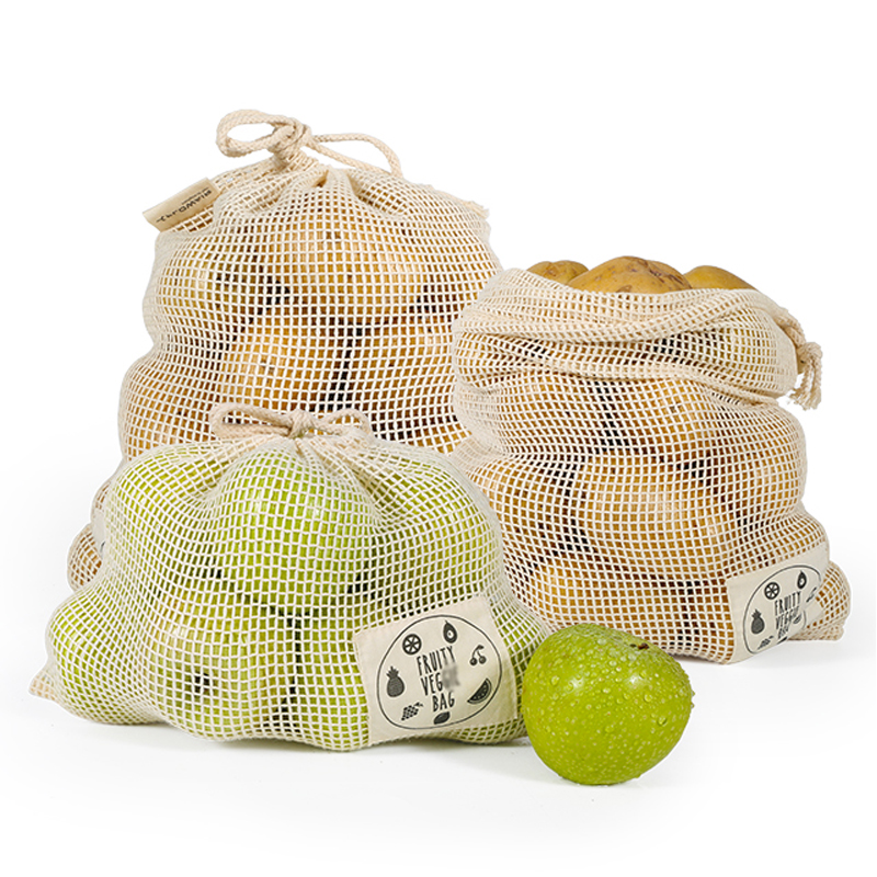 6/10 Packs Organic Cotton Reus - Food Storage Net 评论和价格