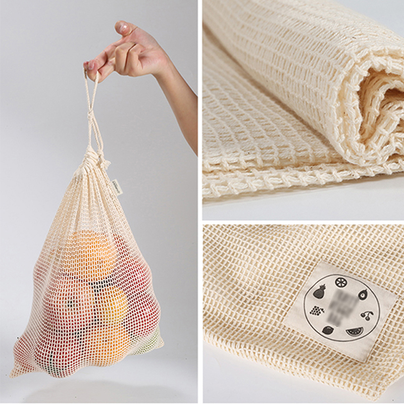 6/10 Packs Organic Cotton Reus - Food Storage Net 评论和价格