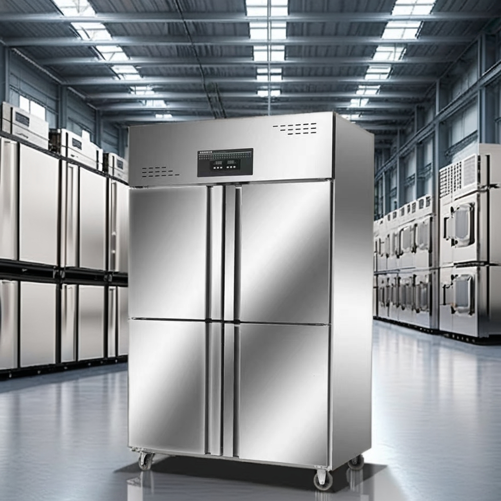 4-Door Commercial Freezer Refr - Food Storage For Restaurant 评论和价格