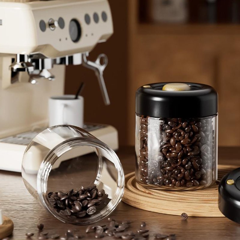 Transparent Glass Coffee Beans - Food Storage Vacuum 评论和价格