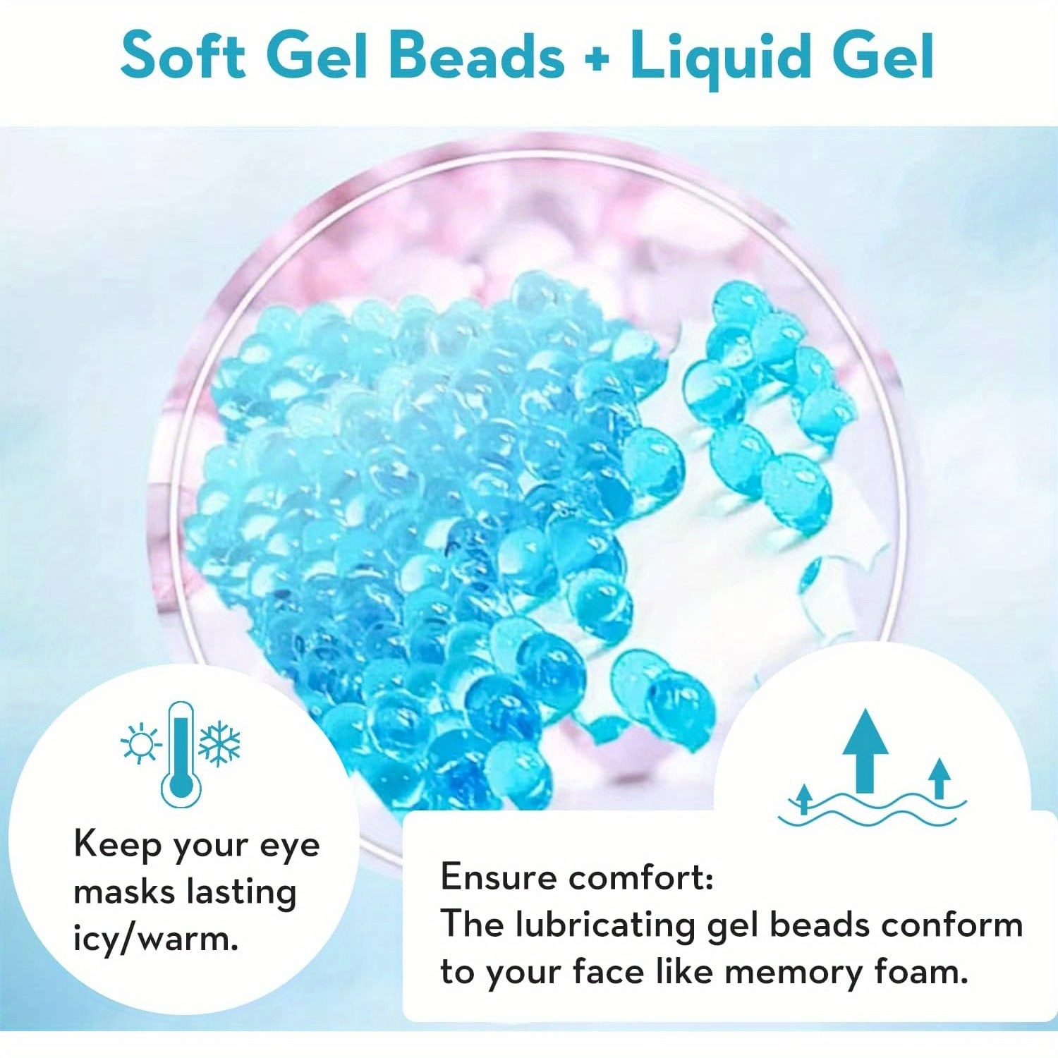 2Pcs/Set Gel Eye Mask Cooling  - Cold Pack Ice Gel 评论和价格