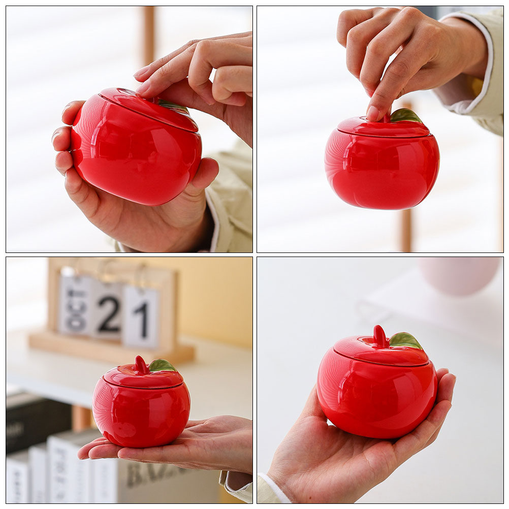 2Pcs Xmas Ceramic Containers R - Xmas Food Storage Containers 评论和价格