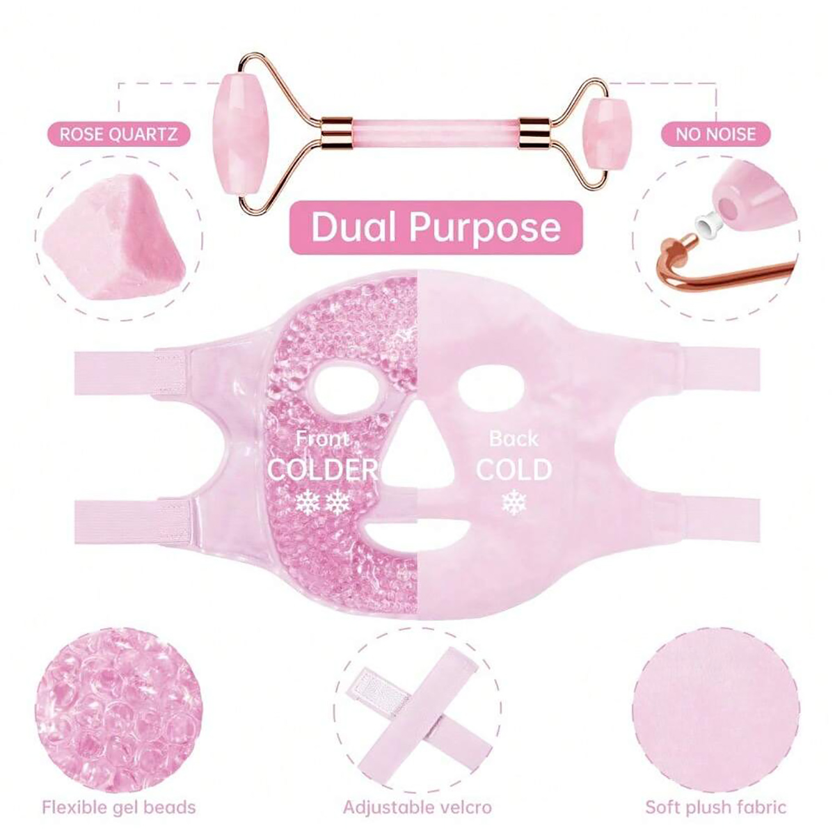 Gel Cooling Ice Face Eye Mask  - Cold Pack Ice Gel 评论和价格
