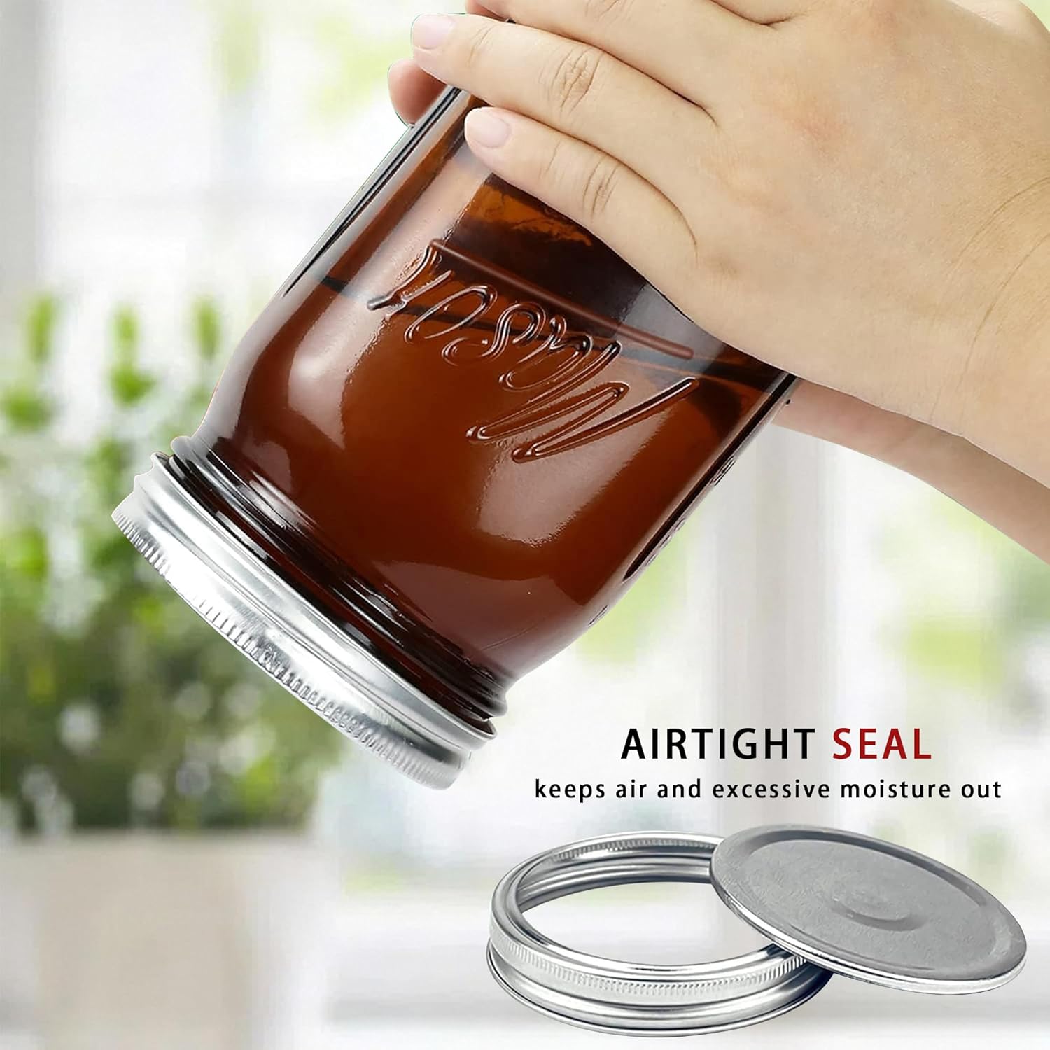Amber Wide Mouth    Jars 32 oz - Food Storage And Preservation 评论和价格