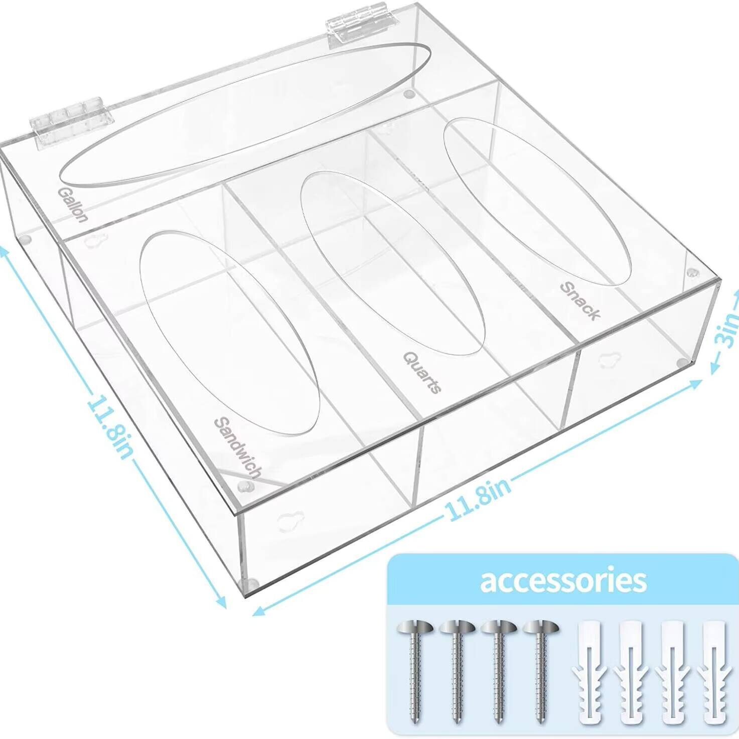 4 Layers Cleaning Storage Orga - Food Storage Lock Box 评论和价格