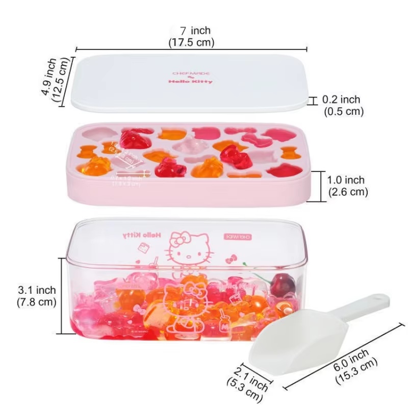 7 Inch Hello Kitty Silicone Ic - Food Storage Home 评论和价格