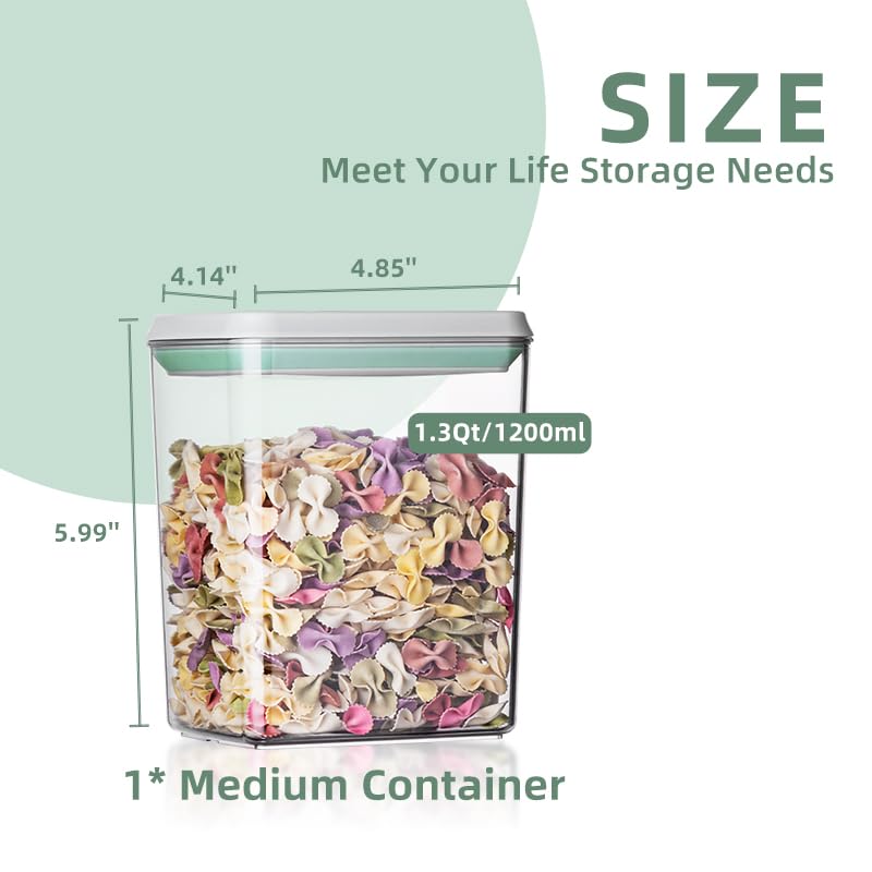 Ankou 3Pcs 1.2L Pop Airtight F - Food Storage In The Kitchen 评论和价格