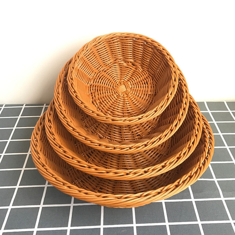 Rattan Wicker Woven Serving Ba - Food Storage For Restaurant 评论和价格