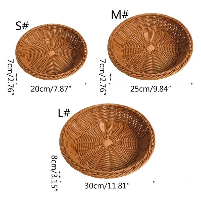 Rattan Wicker Woven Serving Ba - Food Storage For Restaurant 评论和价格