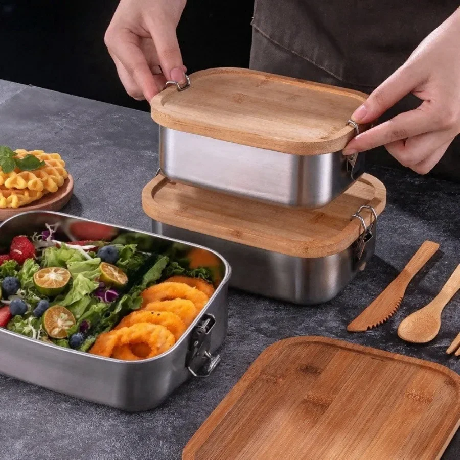 New 304 stainless steel bamboo - Food Storage And Preservation 评论和价格