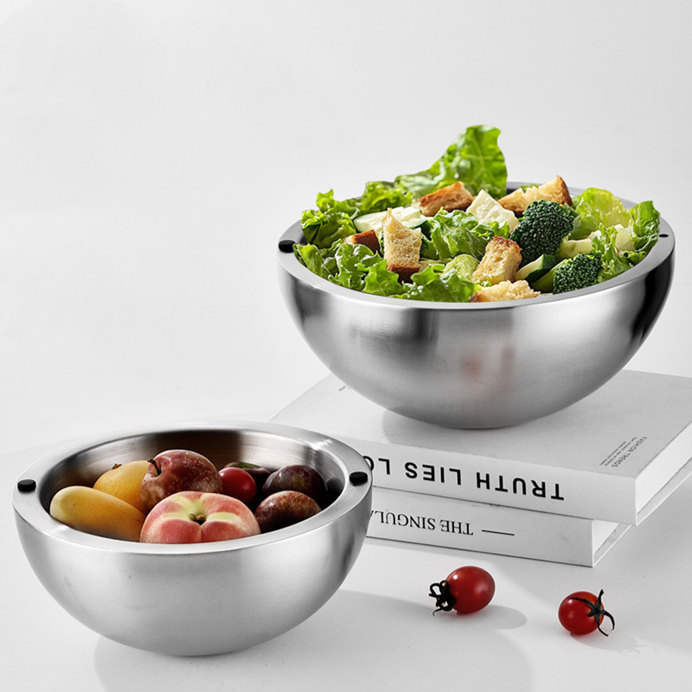 304 Thickened Salad Mixing Bow - Food Storage Unit 评论和价格
