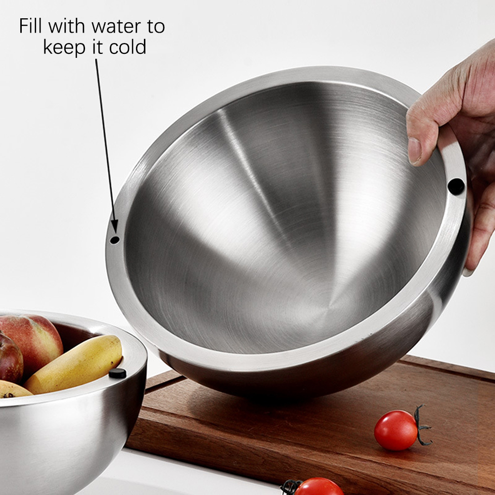 304 Thickened Salad Mixing Bow - Food Storage Unit 评论和价格