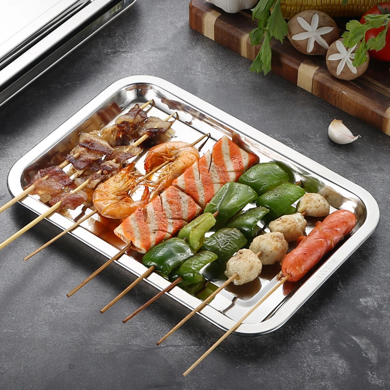 Stainless Steel Barbecue Tea S - Food Storage For Restaurant 评论和价格