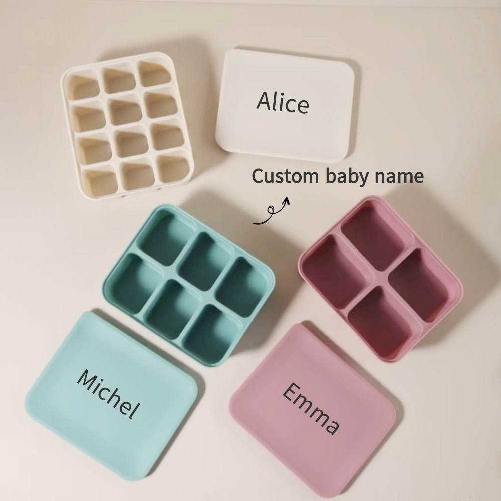 Personalized Baby Food Freezer - Food Storage Name 评论和价格