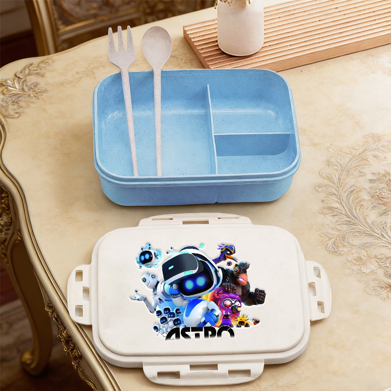 Game Astrobots Kids Bento Box  - Xmas Food Storage Containers 评论和价格