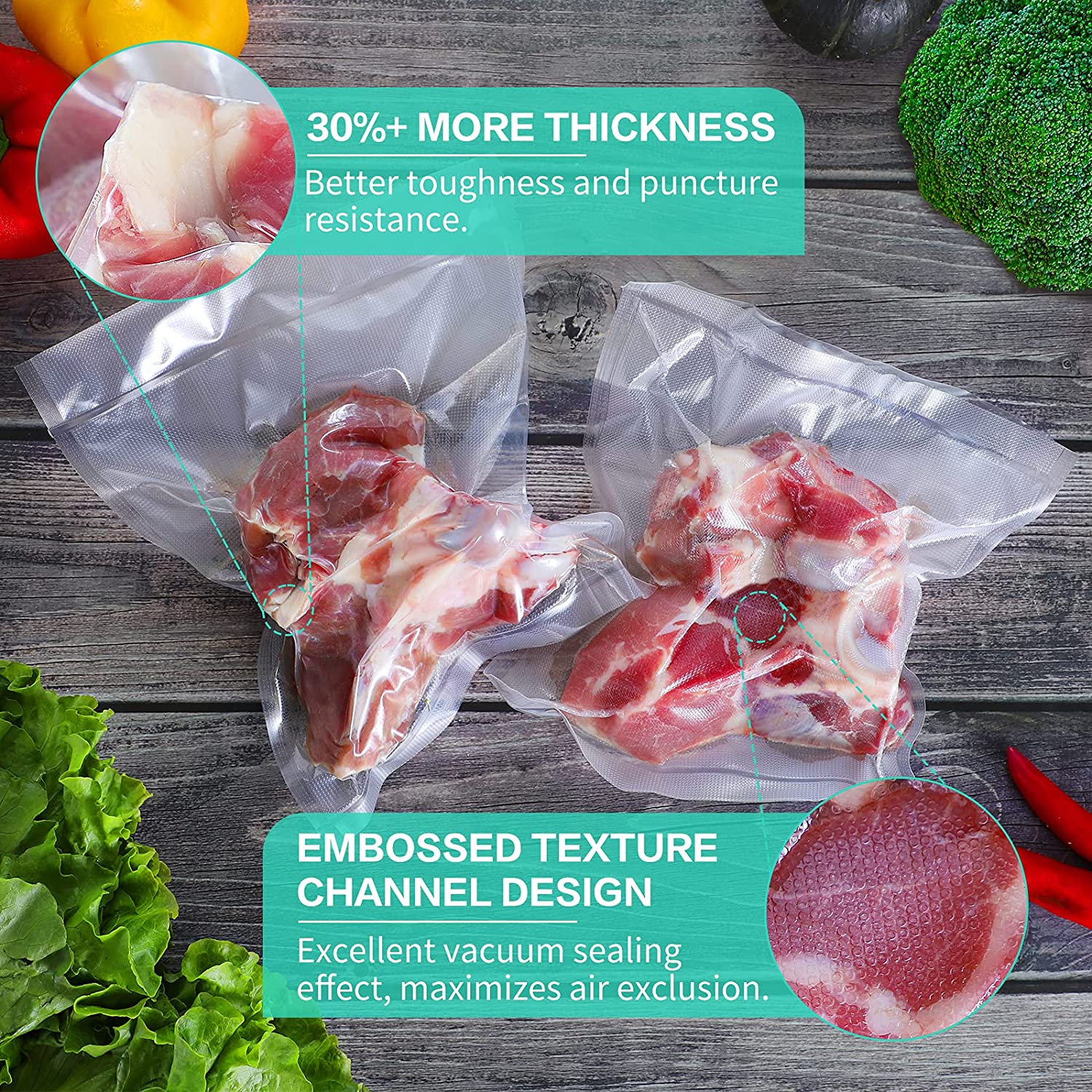 Kitchen Bags For Vacuum Food V - Food Storage Vacuum 评论和价格