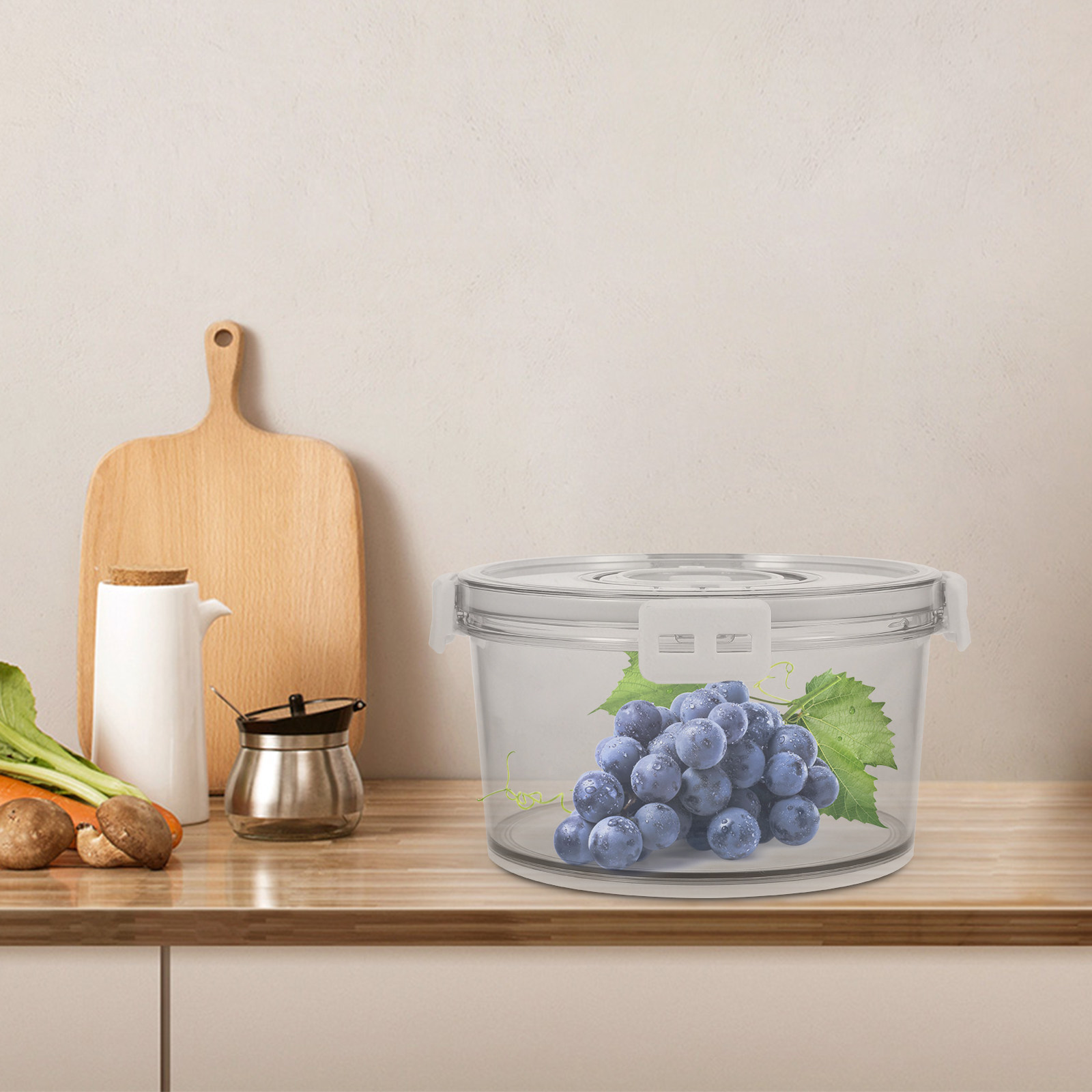 Round Timing Food Storage Box  - Food Storage Lock Box 评论和价格