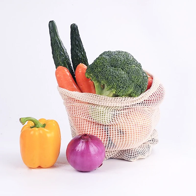 3 6 10pcs Reusable Produce Bag - Food Storage Net 评论和价格