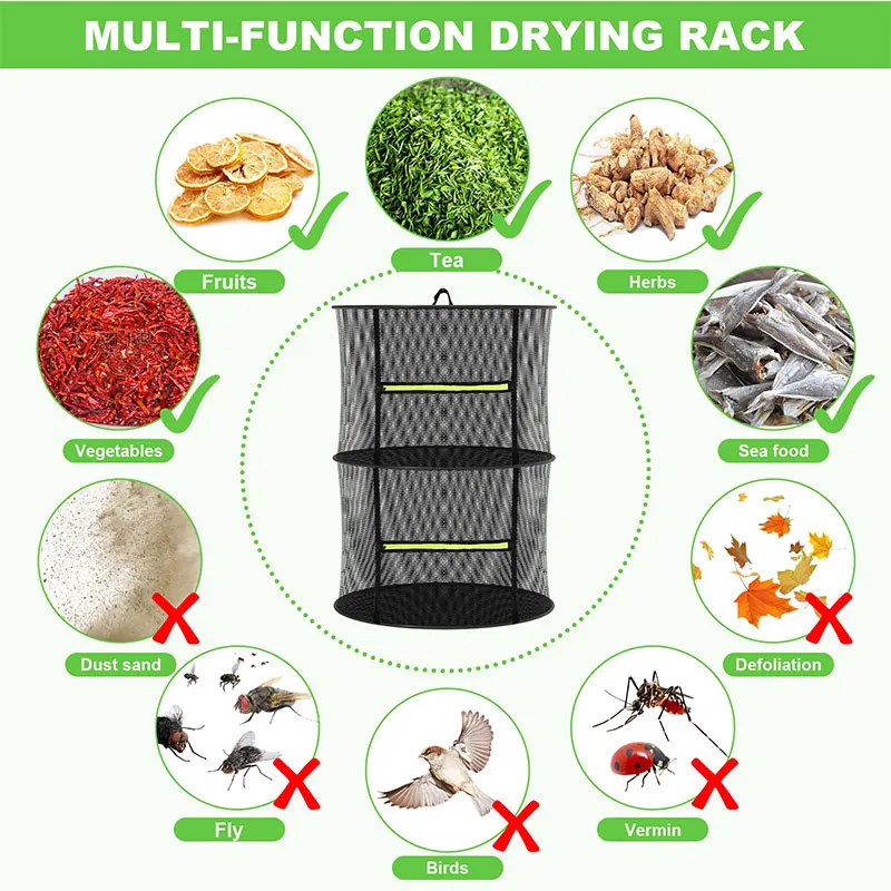 Food Drying Net Mesh Dryer for - Food Storage Net 评论和价格