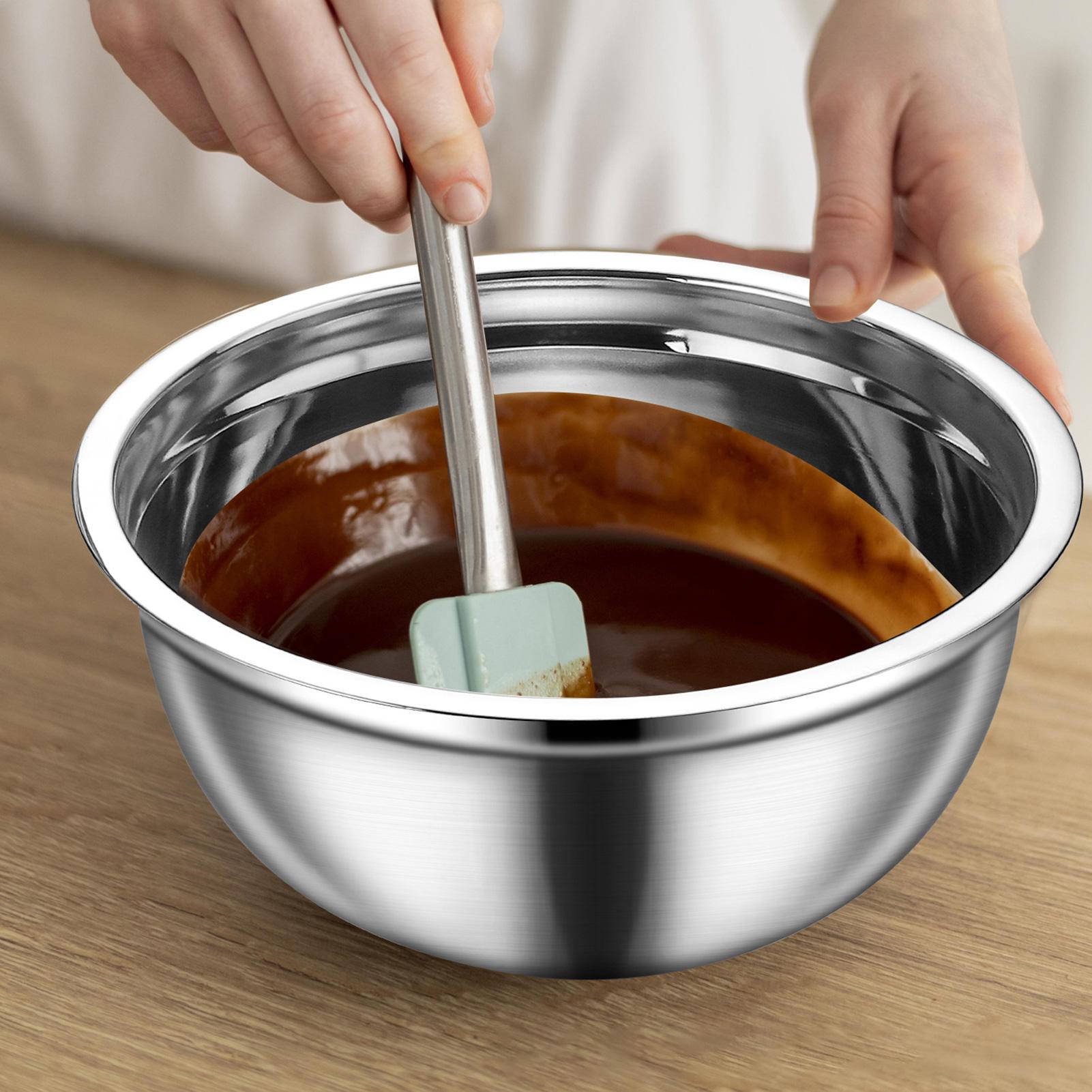Steel Mixing Bowls Nesting Rou - Food Storage Organizer 评论和价格