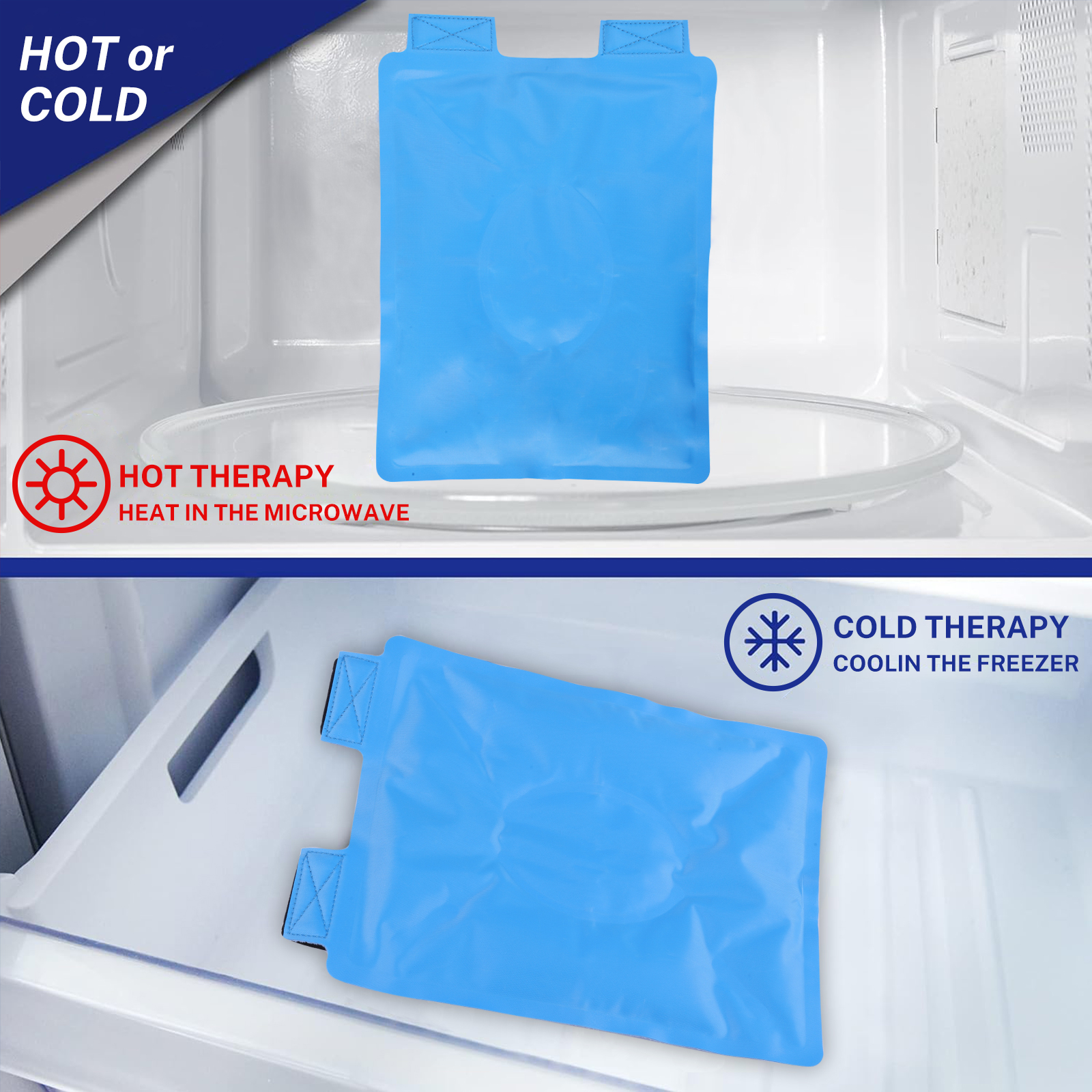 Lefeke Knee Ice Pack Wrap Reus - Cold Pack Ice Gel 评论和价格