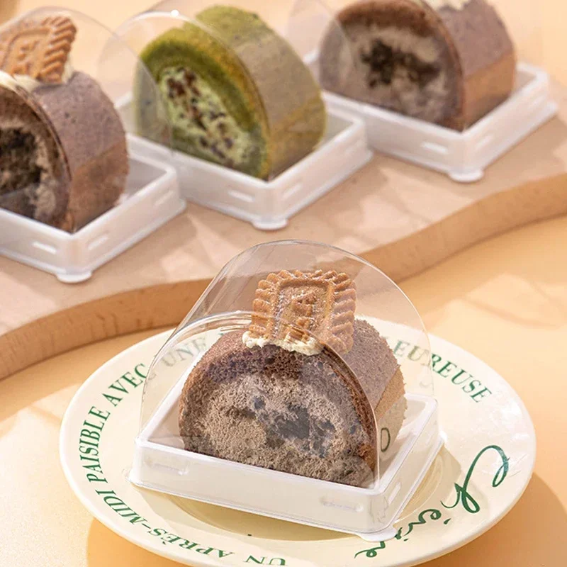 50pcs Mousse Cake Box With Lid - Xmas Food Storage Containers 评论和价格
