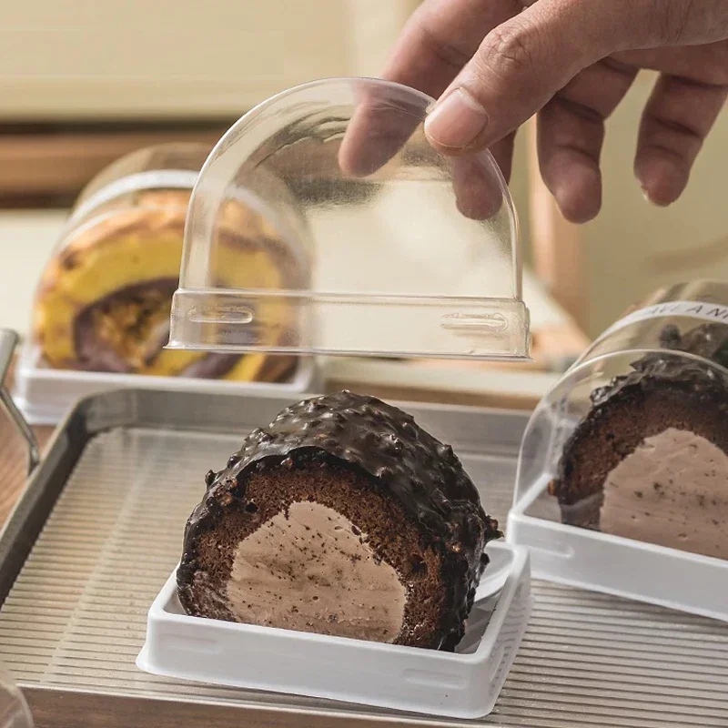 50pcs Mousse Cake Box With Lid - Xmas Food Storage Containers 评论和价格