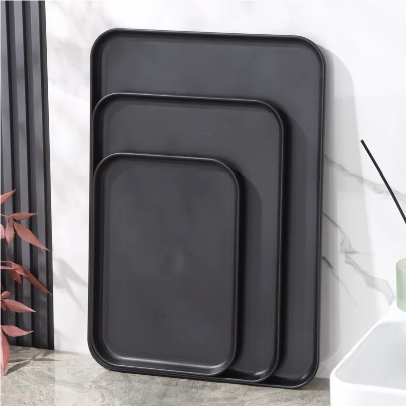 Heavy-Duty Black Rectangular S - Food Storage For Restaurant 评论和价格