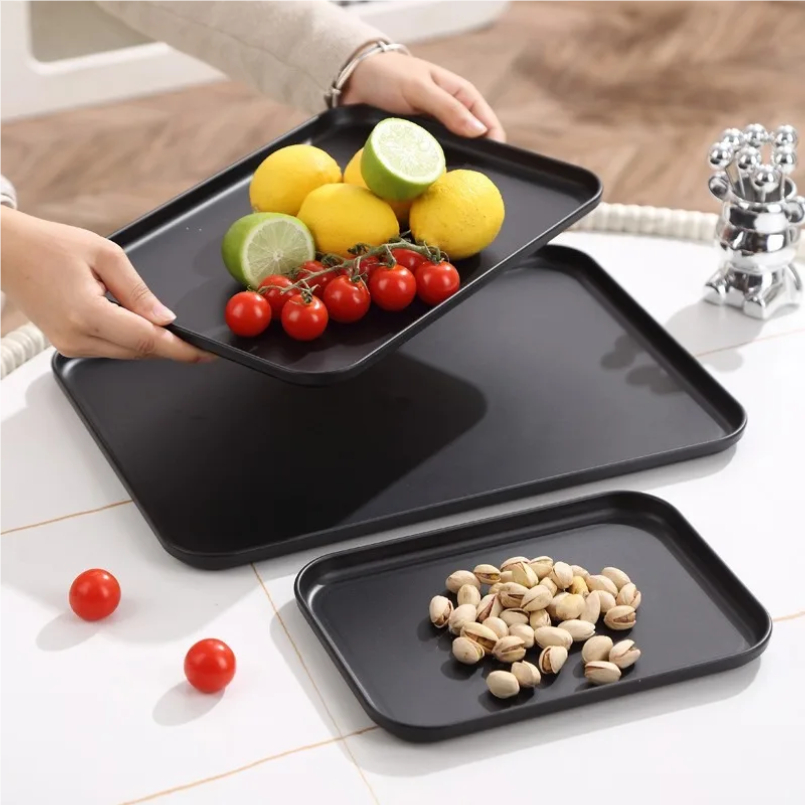 Heavy-Duty Black Rectangular S - Food Storage For Restaurant 评论和价格