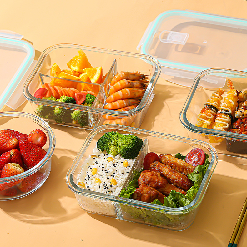Glass Fresh-Keeping Box high B - Food Storage Containers Glass 评论和价格