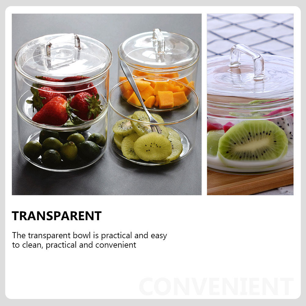 1Set Transparent Food Storage  - Food Storage Containers Glass 评论和价格