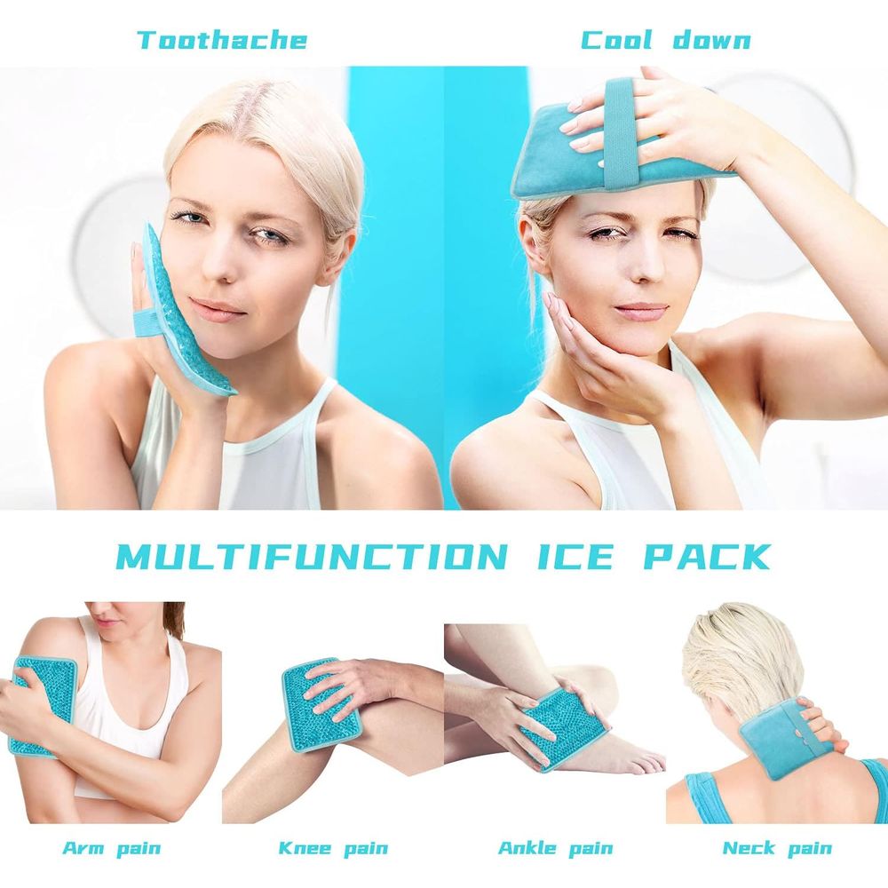 Reusable Gel Ice Pack with Str - Cold Pack Ice Gel 评论和价格