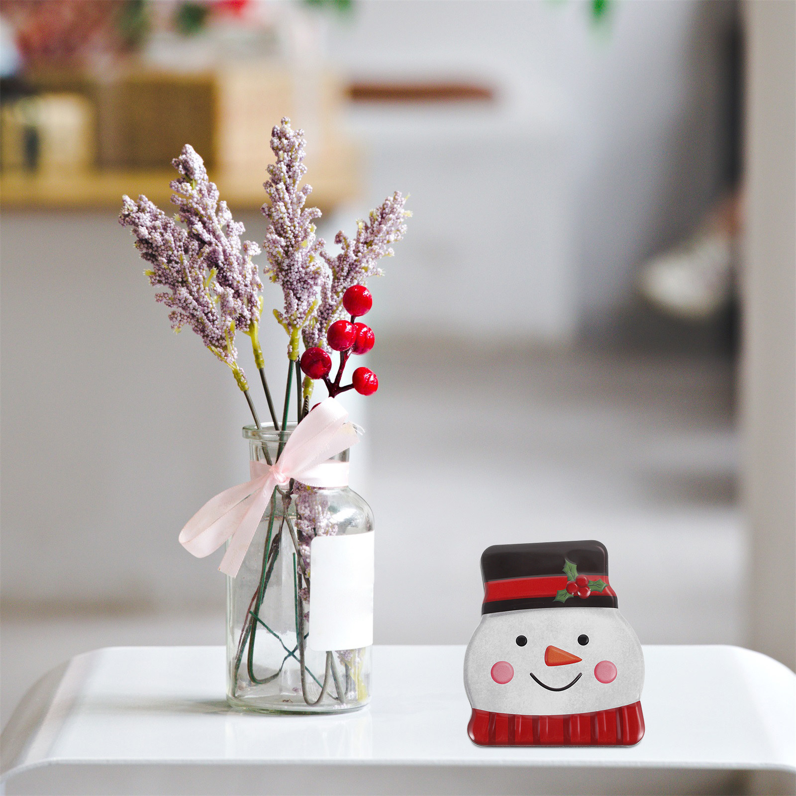 Large Snowman Christmas Cookie - Xmas Food Storage Containers 评论和价格