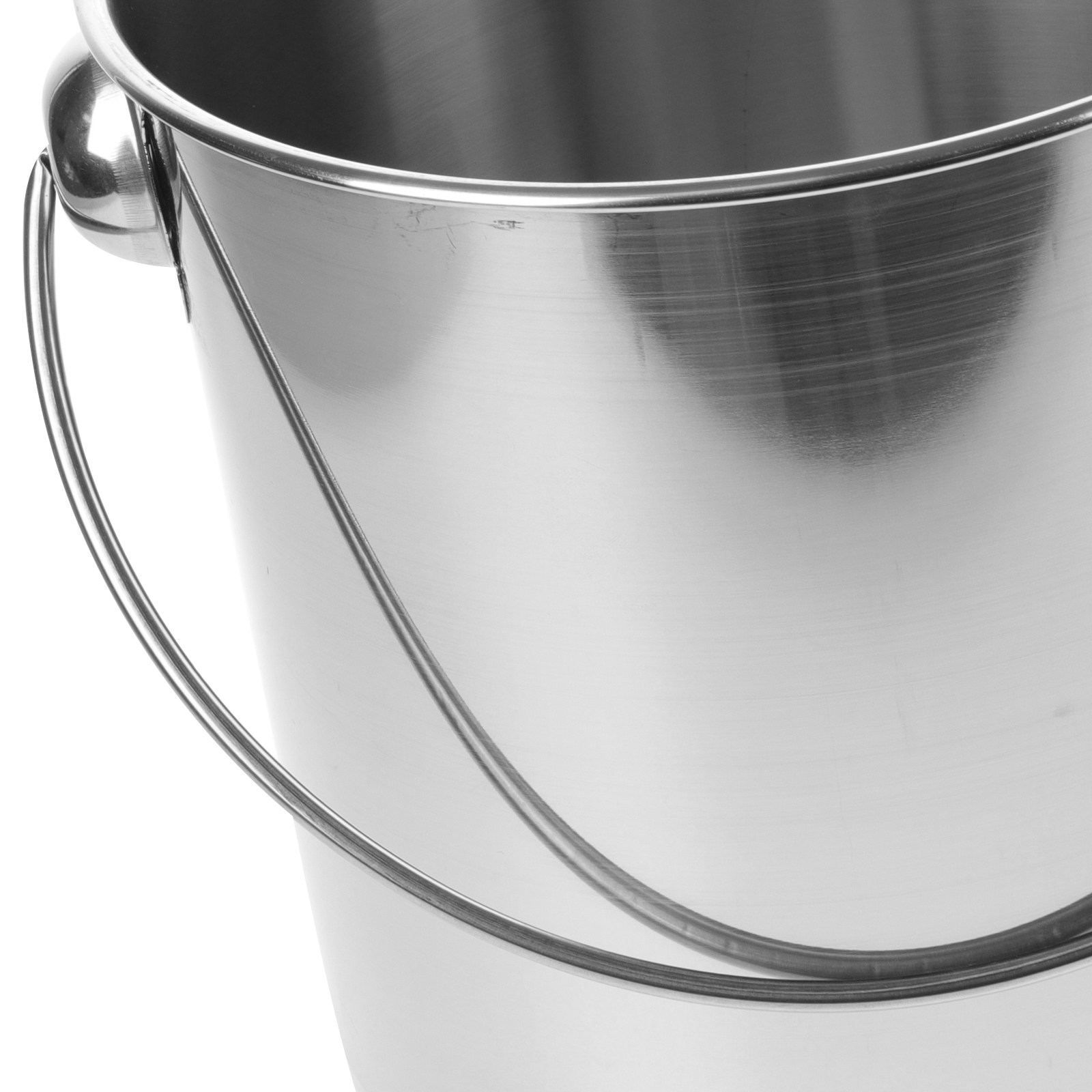 Stainless Steel Milk Bucket wi - Food Storage For Restaurant 评论和价格