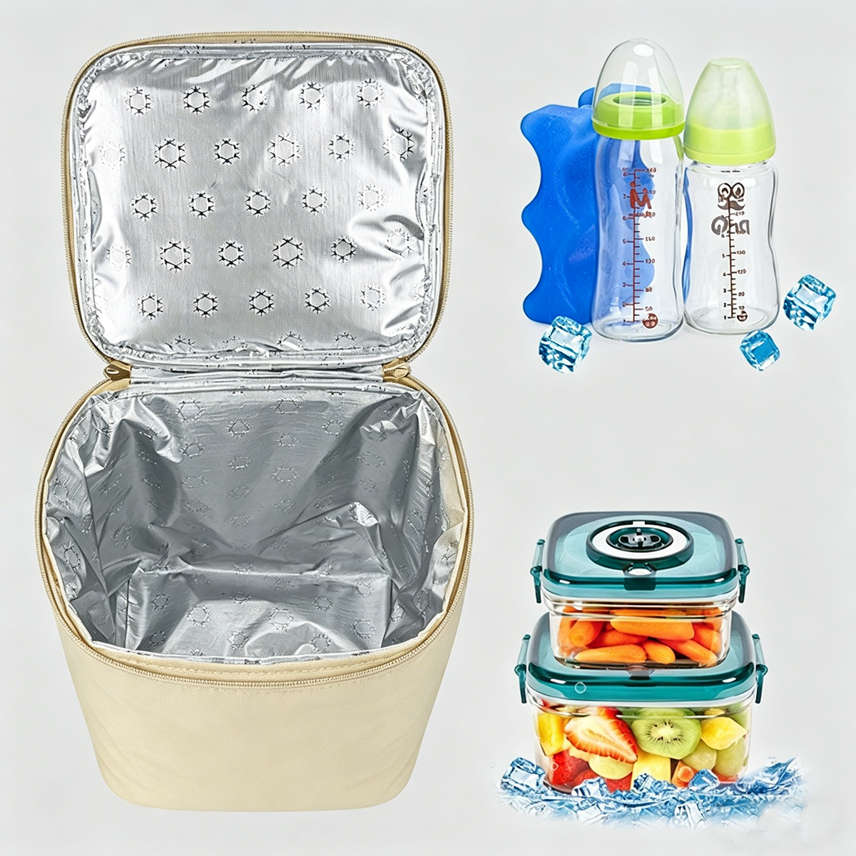 Breast Milk Cooler Bag with Ic - Food Storage Moms 评论和价格