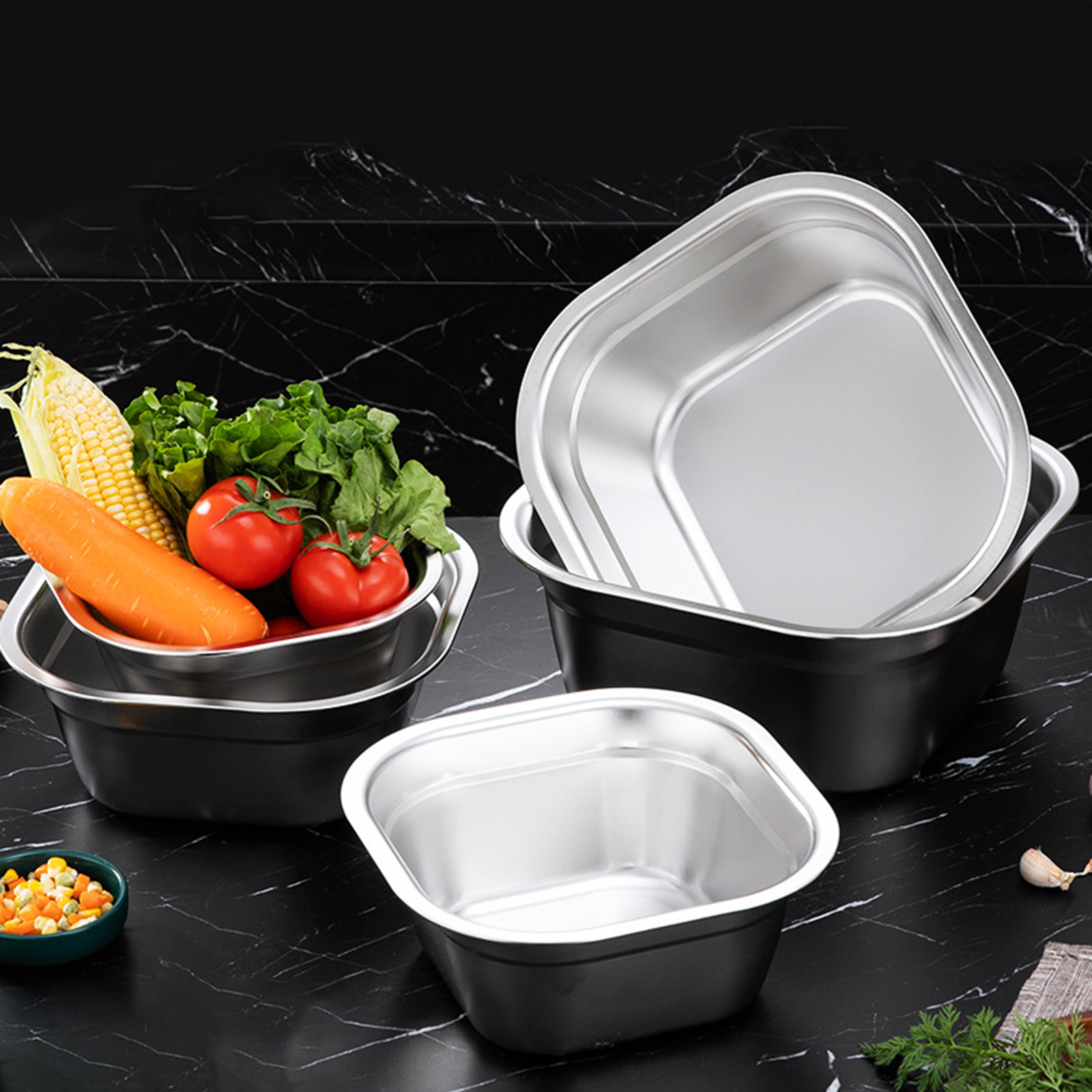 Stainless Steel Square Basin V - Food Storage Unit 评论和价格